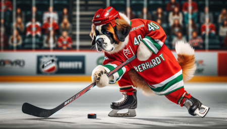 450x600-dalle-2024-01-25-010857-a-st-bernard-dog-playing-ice-hockey-shooting-a-slap-shot-at-the-goal-the-dog-is-wearing-a-red-hockey-helmet-a-red-hockey-jersey-with-green-and-whi.png